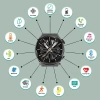 I-Chrono Round Mate CH010065.S60 Akıllı Saat