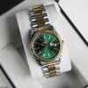 Reward RWA142808 Yeşil Kadran Tırtıklı Bezel Çift Renk Kadın Kol Saati