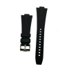 Tissot PRX-40 Uyumlu Siyah Silikon Saat Kordonu