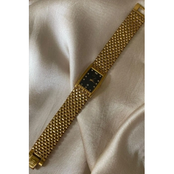 Bolero Altın Renk Paslanmaz Çelik Kordon Orijinal Vintage Erkek Kol Saati