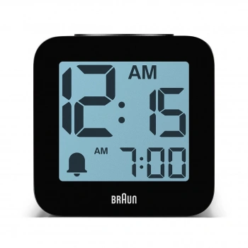 BRAUN BC25BP SİYAH TIME SPEAKING DİJİTAL ALARMLI MASA SAATi