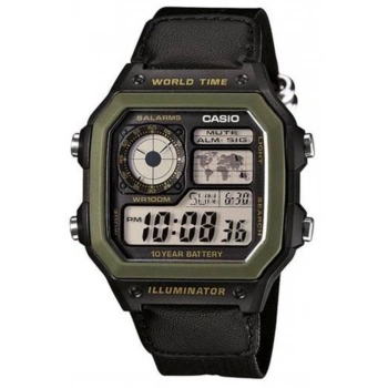Casio AE-1200WHB-1BVDF Casio Royale Dijital Erkek Kol Saati - 10 Yıl Pil Ömrü