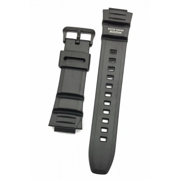 Casio AE-2000 AE-2100 WV-200 Siyah Orijinal Silikon Saat Kordonu