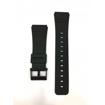 Casio DBC-62 Uyumlu Siyah Renk Silikon Saat Kordonu Kayışı