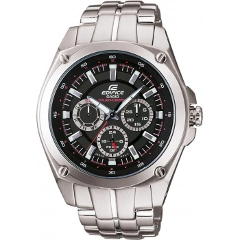 Casio Edifice EF-330SB-1AVDF Solar Powered Çelik Erkek Kol Saati