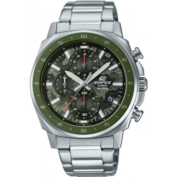 Casio Edifice EFV-600D-3CVUDF Yeşil Kadran Kronograf Çelik Erkek Kol Saati