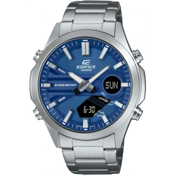 Casio Edifice EFV-C120D-2ADF Lacivert Kadran Ana-Digi Çelik Erkek Kol Saati