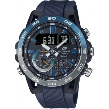 Casio Edifice Serisi ECB-40NP-1ADF Lacivert Renk Bluetooth Bağlantılı Yeni Erkek Kol Saati