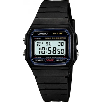 Casio F-91W-1DG Retro Plastik Dijital Erkek Kol Saati