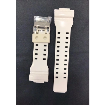 Casio G-Shock G-8900 GA-100 Orijinal Beyaz Silikon Saat Kayışı