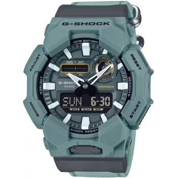 Casio G-Shock GA-010CE-2ADR Kumaş Kordon Yeşil Renk 20 ATM Su Geçirmez Yeni Erkek Kol Saati