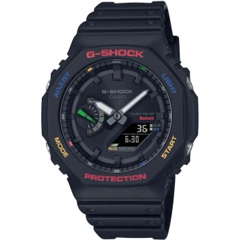 Casio G-Shock GA-B2100FC-1ADR Siyah Renk Güneş Enerjili Bluetooth Bağlantı Spor Erkek Kol Saati