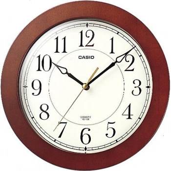 Casio IQ-126-5DF Yuvarlak Rakamlı Duvar Saati