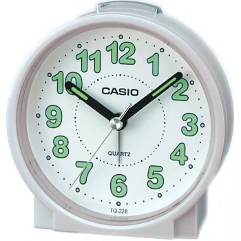 Casio Klasik TQ-228-7ADF Beyaz Alarmlı Masa Saati