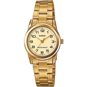 Casio LTP-V001G-9BUDF Okunabilir Kadranlı Altın Sarısı Çelik Kadın Kol Saati