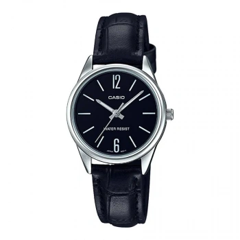 Casio LTP-V005L-1BUDF Siyah Deri Kordon Minimalist Kadın Kol Saati