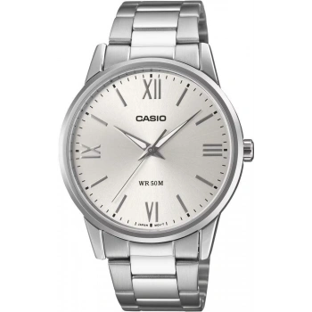 Casio MTP-1303DD-7AVDF Gümüş Kadran Roma Rakamlı Çelik Erkek Kol Saati