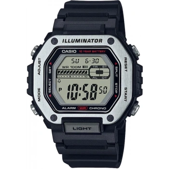 Casio MWD-110H-1AVDF Çelik Bezel Dijital 10 Yıl Pil Ömürlü Erkek Kol Saati
