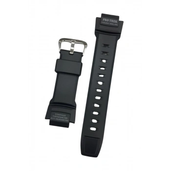 Casio Pro Trek PRG-270 Siyah Orijinal Silikon Saat Kordonu