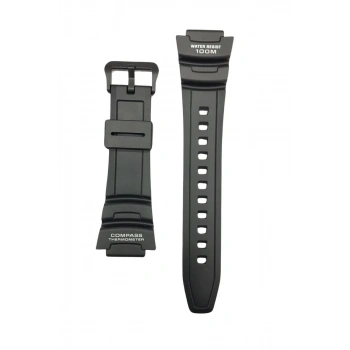 Casio SGW-500 Siyah Orijinal Silikon Saat Kordonu
