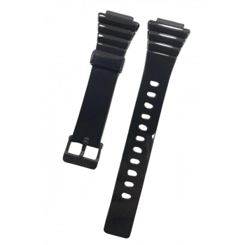Casio W-215 Orijinal Silikon Siyah Saat Kordonu