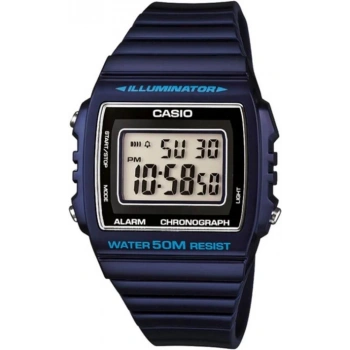 Casio W-215H-2AVDF Büyük Kasa Lacivert Dijital Retro Erkek Kol Saati