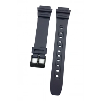 Casio W-216H F-108WH Lacivert Orijinal Silikon Siyah Saat Kordonu