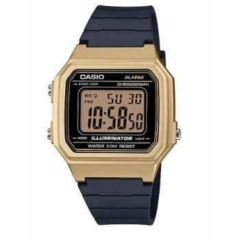 Casio W-217HM-9AVDF Altın Sarısı Detaylı Retro Dijital Erkek Kol Saati