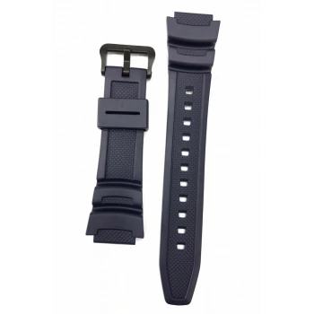 Casio W-218 W-219 Lacivert Silikon Orijinal Saat Kordonu