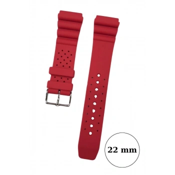 Dalgıç Saatleri ve Spor Saatler için 22 mm Kauçuk Saat Kordonu