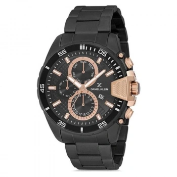 Daniel Klein DK102-012236B Siyah Çelik Erkek Kol Saati
