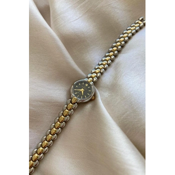 Daymond Rene Paslanmaz Çelik Özel Tasarım Kordon Küçük Vintage Kadın Kol Saati