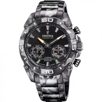 Festina F20545/1 Connected Black Camouflage Erkek Kol Saati