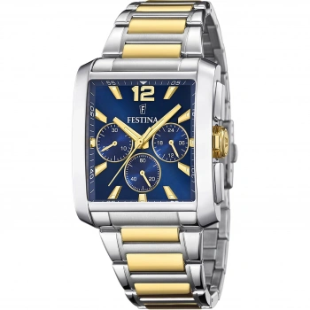 FESTINA F20637/1 SQUARE CHRONOGRAPH ERKEK KOL SAATİ