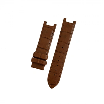 Guess Uyumlu 22 mm Hakiki Deri Saat Kordonu Klipsli Model - Taba