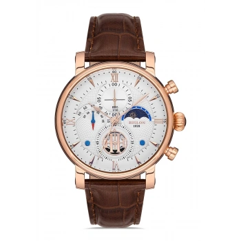 Hislon TM105R-02KR Timeless Collection Rose Gold Erkek Kol Saati