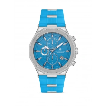 Navimarine HH03 Chronograph Silikon Mavi Erkek Kol Saati