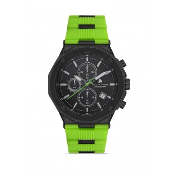 Navimarine HH03 Chronograph Silikon Yeşil Erkek Kol Saati