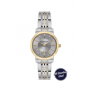 Navimarine NM001202-05 Slim Çelik Kadın Kol Saati