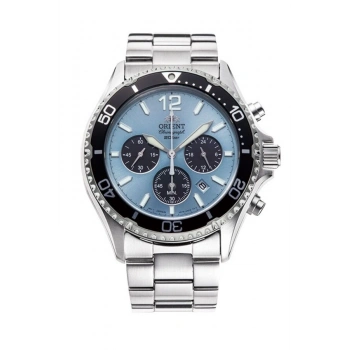 Orient RA-TX0206L10B Buz Mavisi Kadran Solar Chronograph Erkek Kol Saati