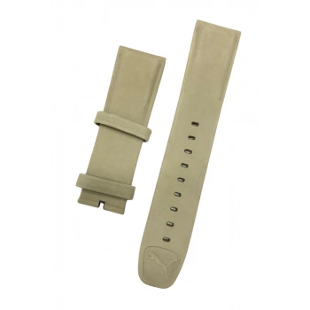 Puma PU104141 Bej Orijinal Deri Saat Kordonu