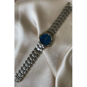 Q&Q Superior Gümüş Renk Paslanmaz Çelik Kordon Orijinal Vintage Erkek Kol Saati