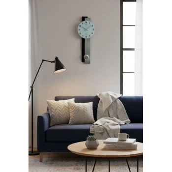 Regal Sarkaçlı Modern Tasarım Duvar Saati