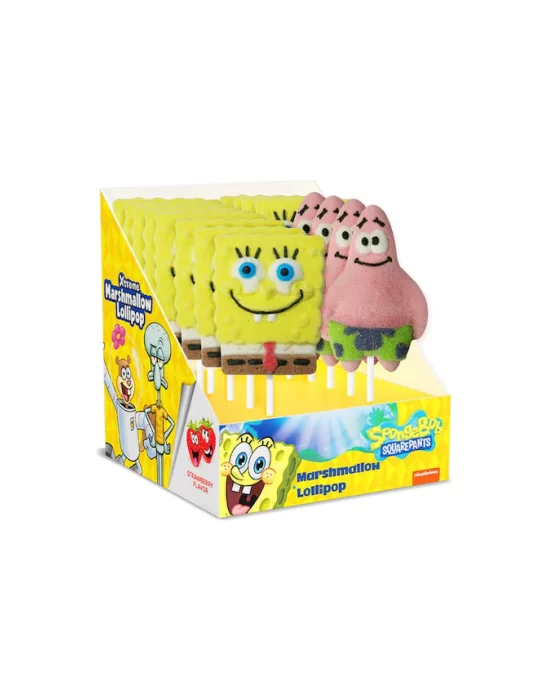 Relkon Orjinal Lisanslı Looney Tunes-Sünger Bob Marshmallow Lolipop