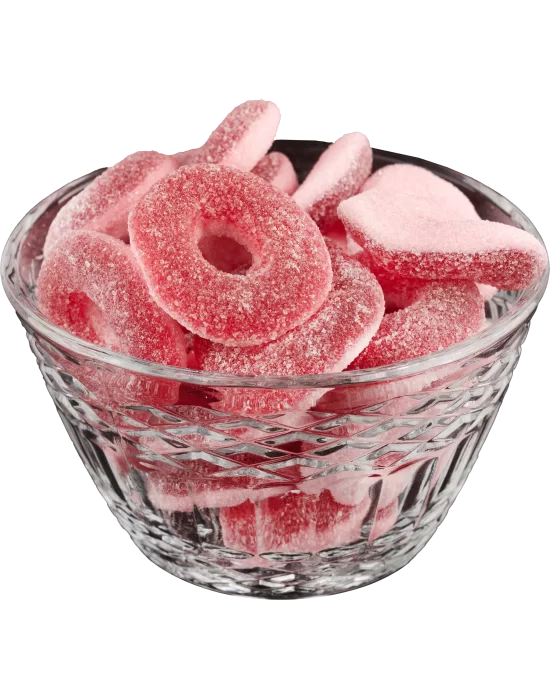 Haribo Çilek Halka Jelibon 250 gr