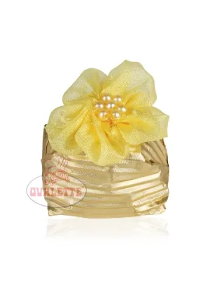 ALTIN KRİSTAL ÇİÇEK DEKORLU 1 KG