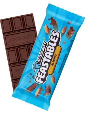Feastables Mr Beast Milk Chocolate Almond Çikolata Bar 60gr