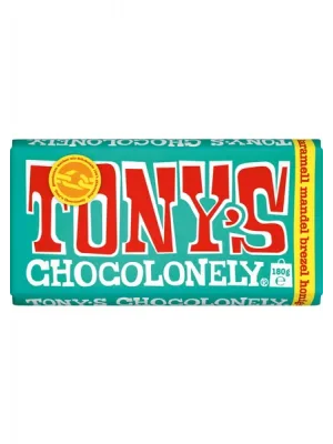 Tonys Chocolonely Karamell Mandel Brezel 180 gr