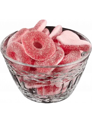 Haribo Çilek Halka Jelibon 250 gr