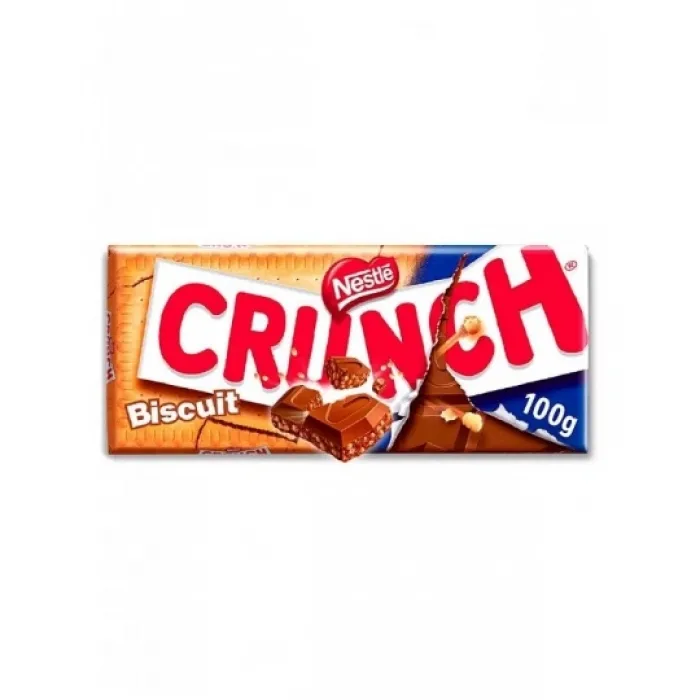 Nestle Nestlé Crunch Biscuit Chocolate Bar - 100 gr